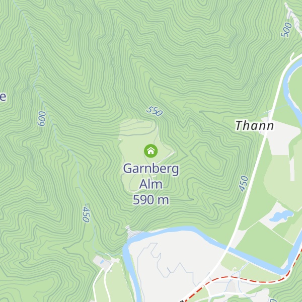 Map of Garnberg Alm