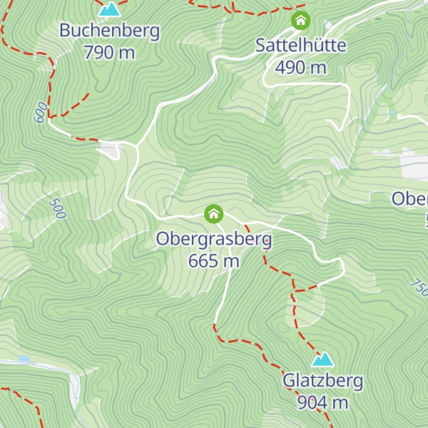 Map of Obergrasberg