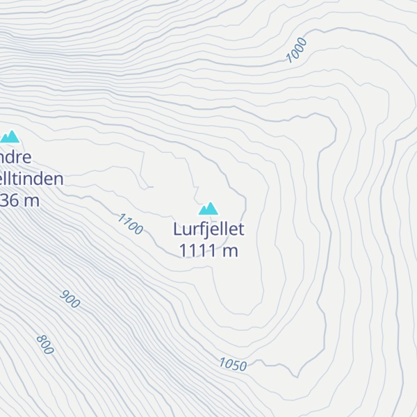 Map of Lurfjellet