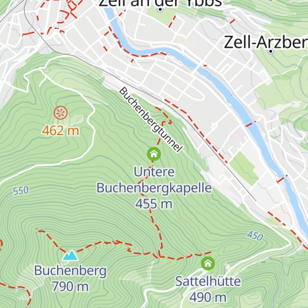 Map of Untere Buchenbergkapelle
