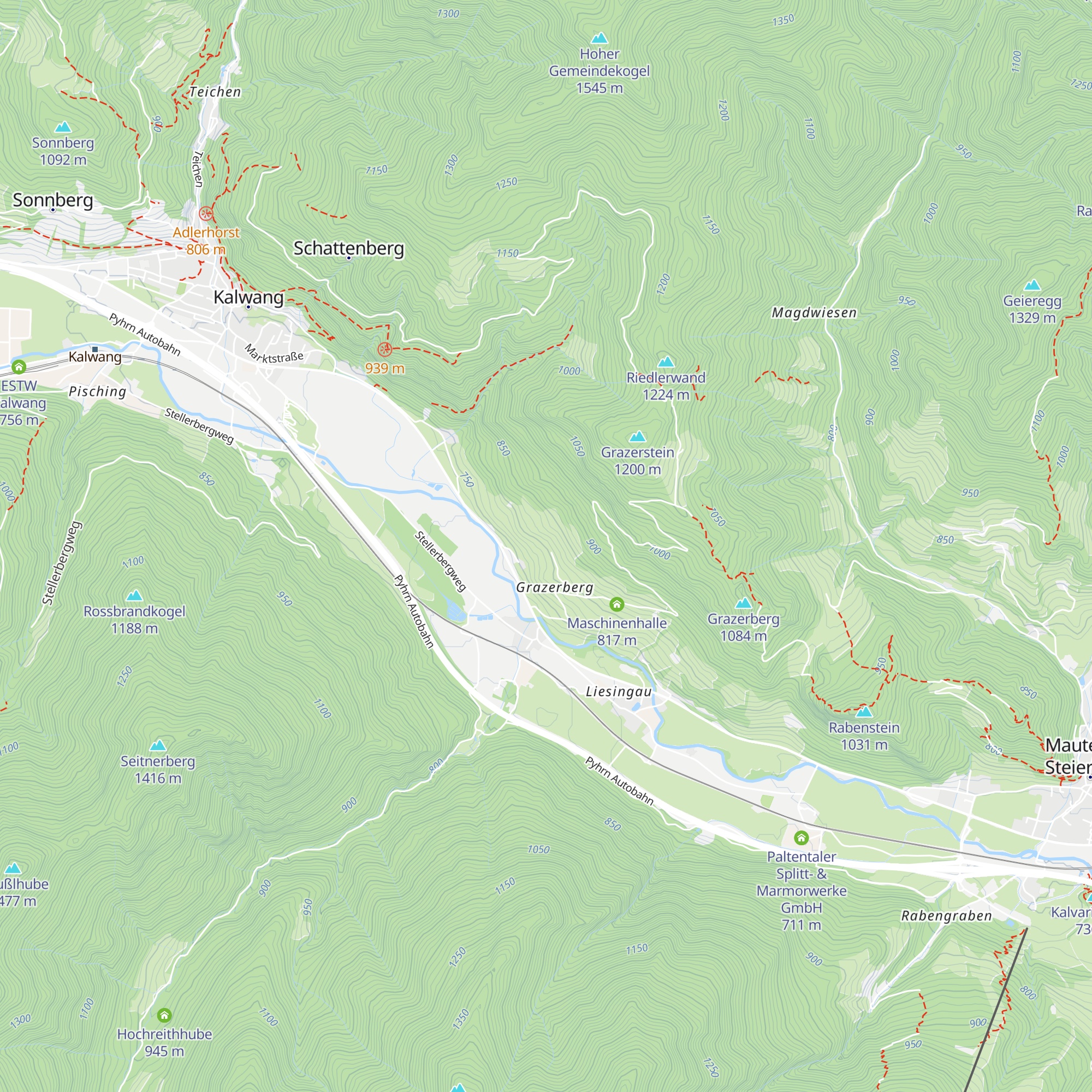 Kalbinenstall map
