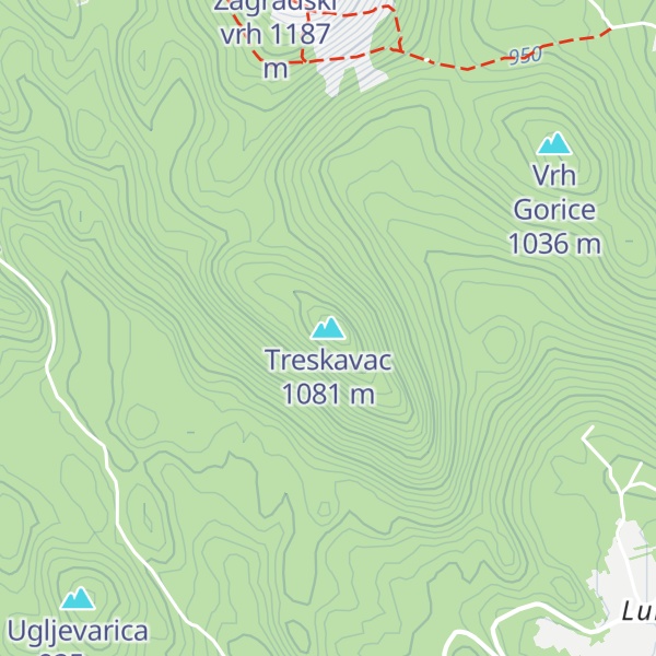 Map of Treskavac