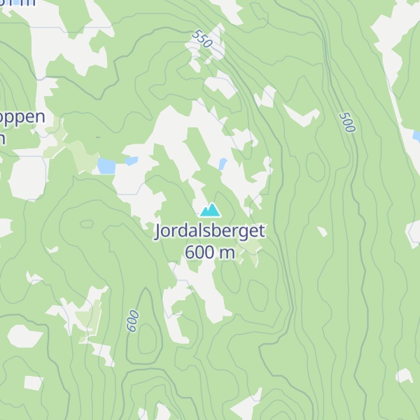 Map of Jordalsberget