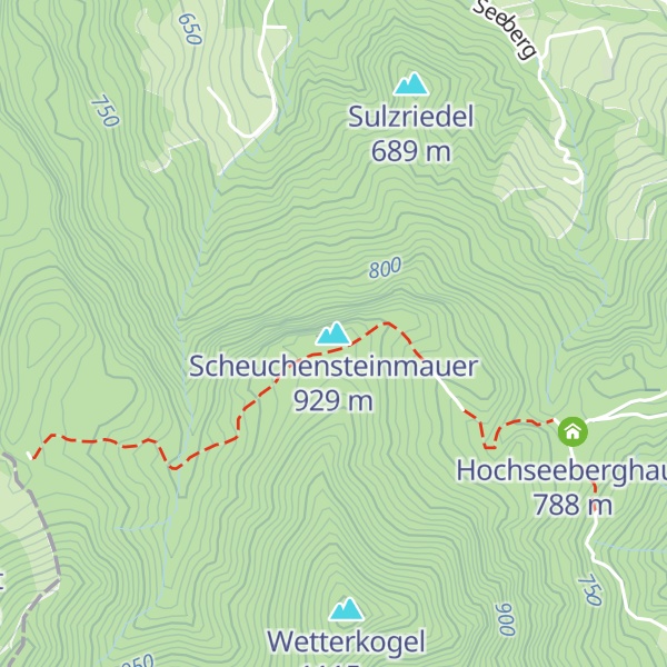 Map of Scheuchensteinmauer