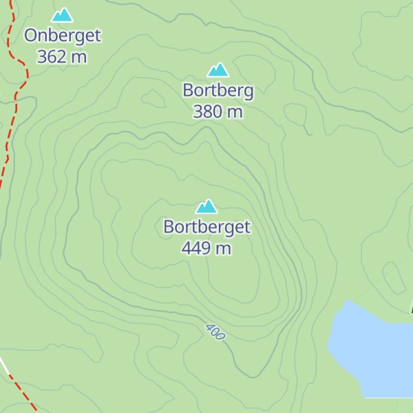 Map of Bortberget