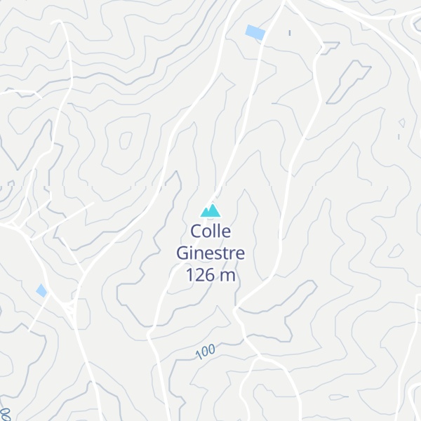 Map of Colle Ginestre
