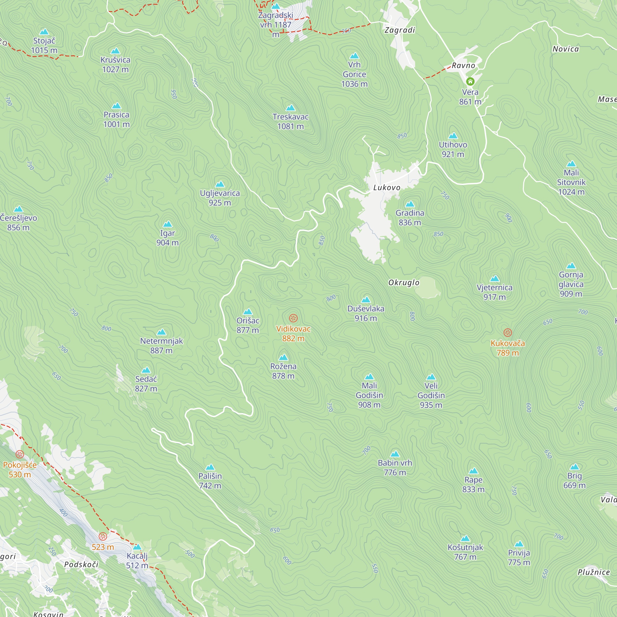 Kuća Kurin map