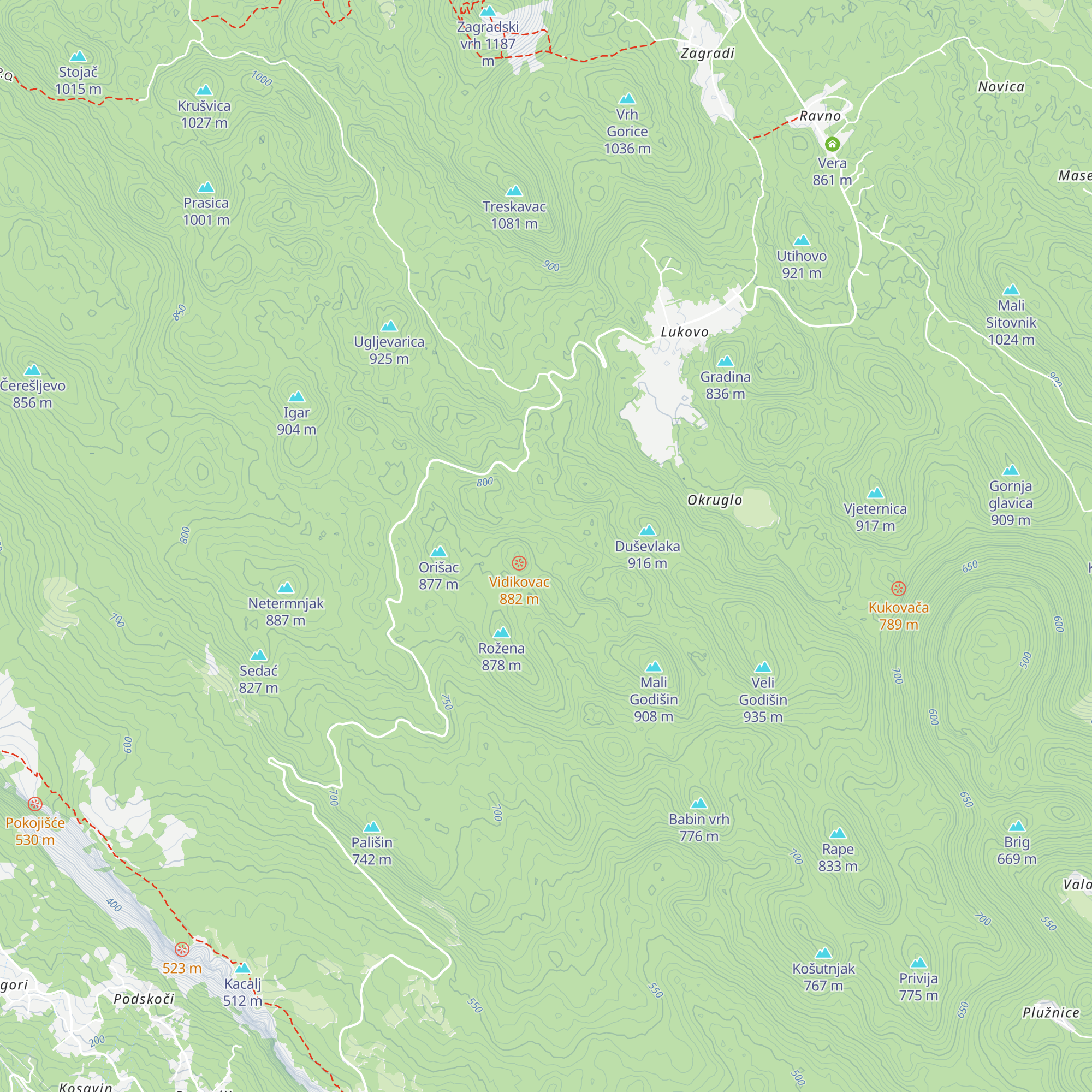 Kuća Kurin map