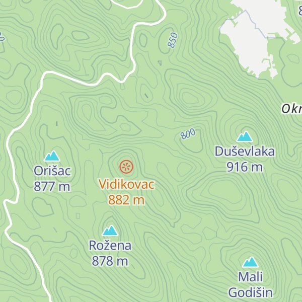 Map of Kuća Kurin