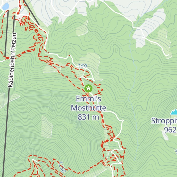 Map of Emmi's Mosthütte