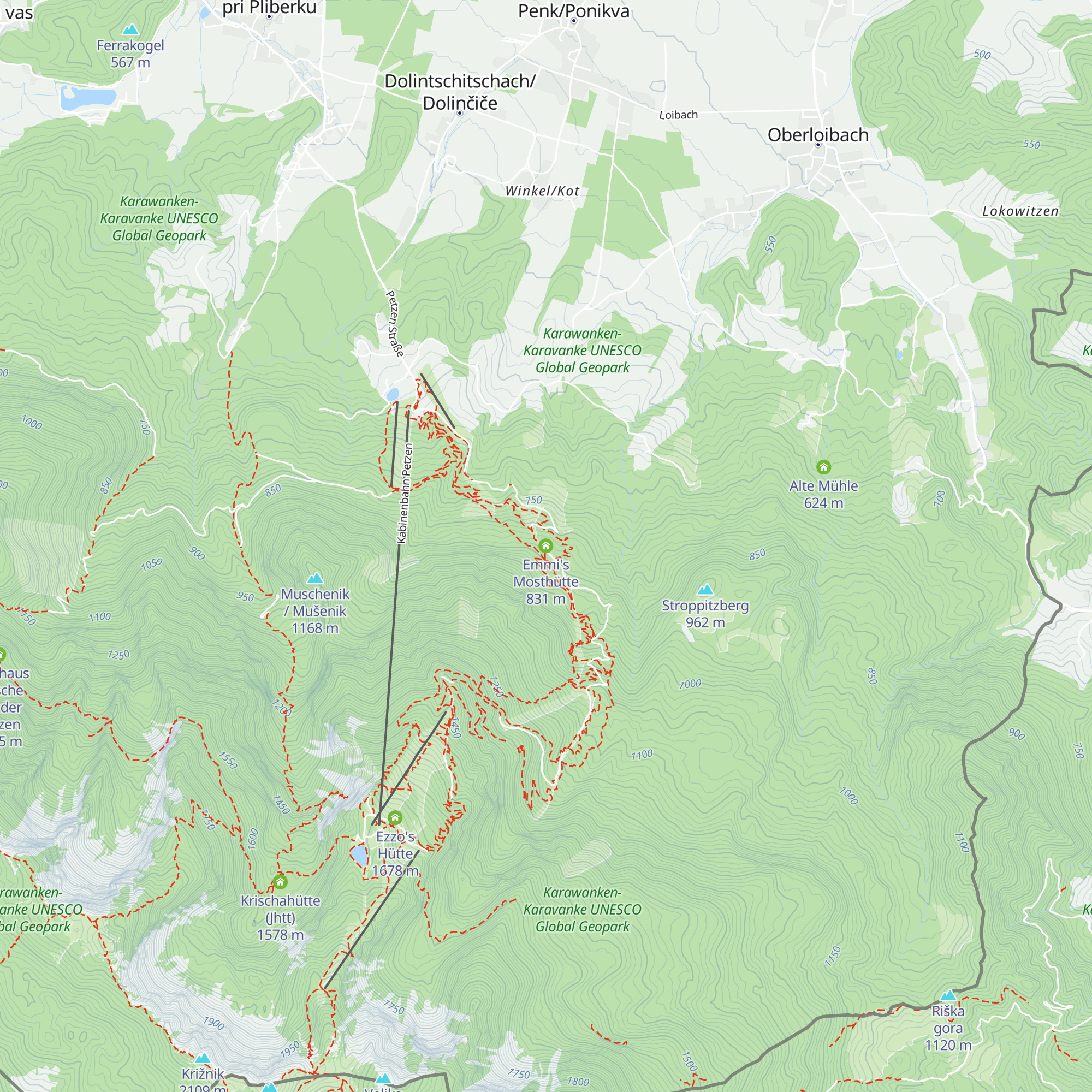 Emmi's Mosthütte map