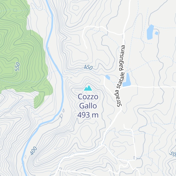 Map of Cozzo Gallo
