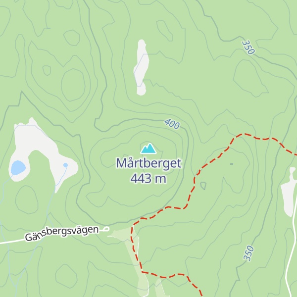 Map of Mårtberget