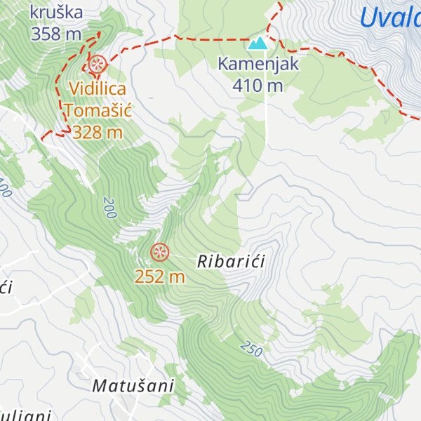 Map of Restaurant Kamenjak