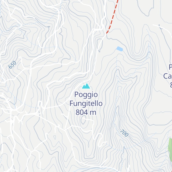 Map of Poggio Fungitello