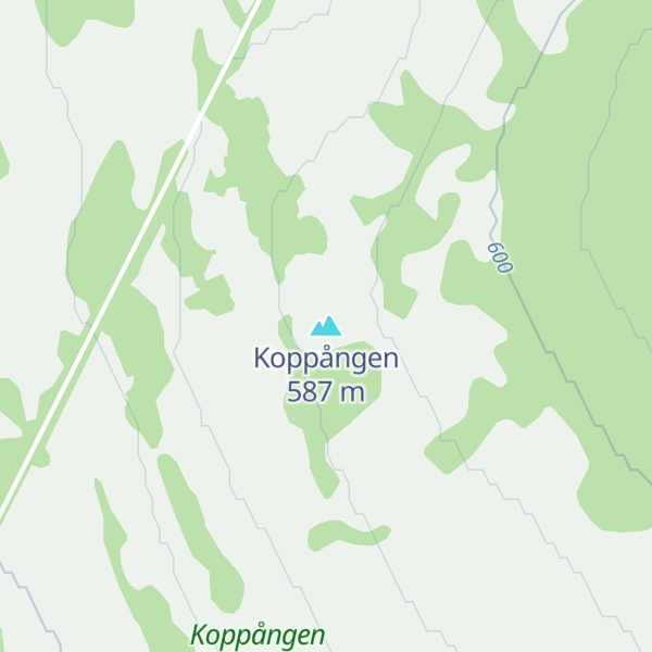 Map of Koppången