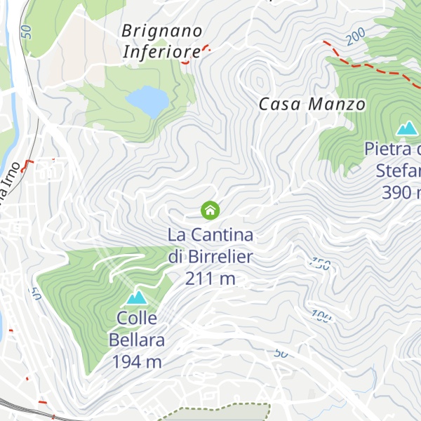 Map of La Cantina di Birrelier