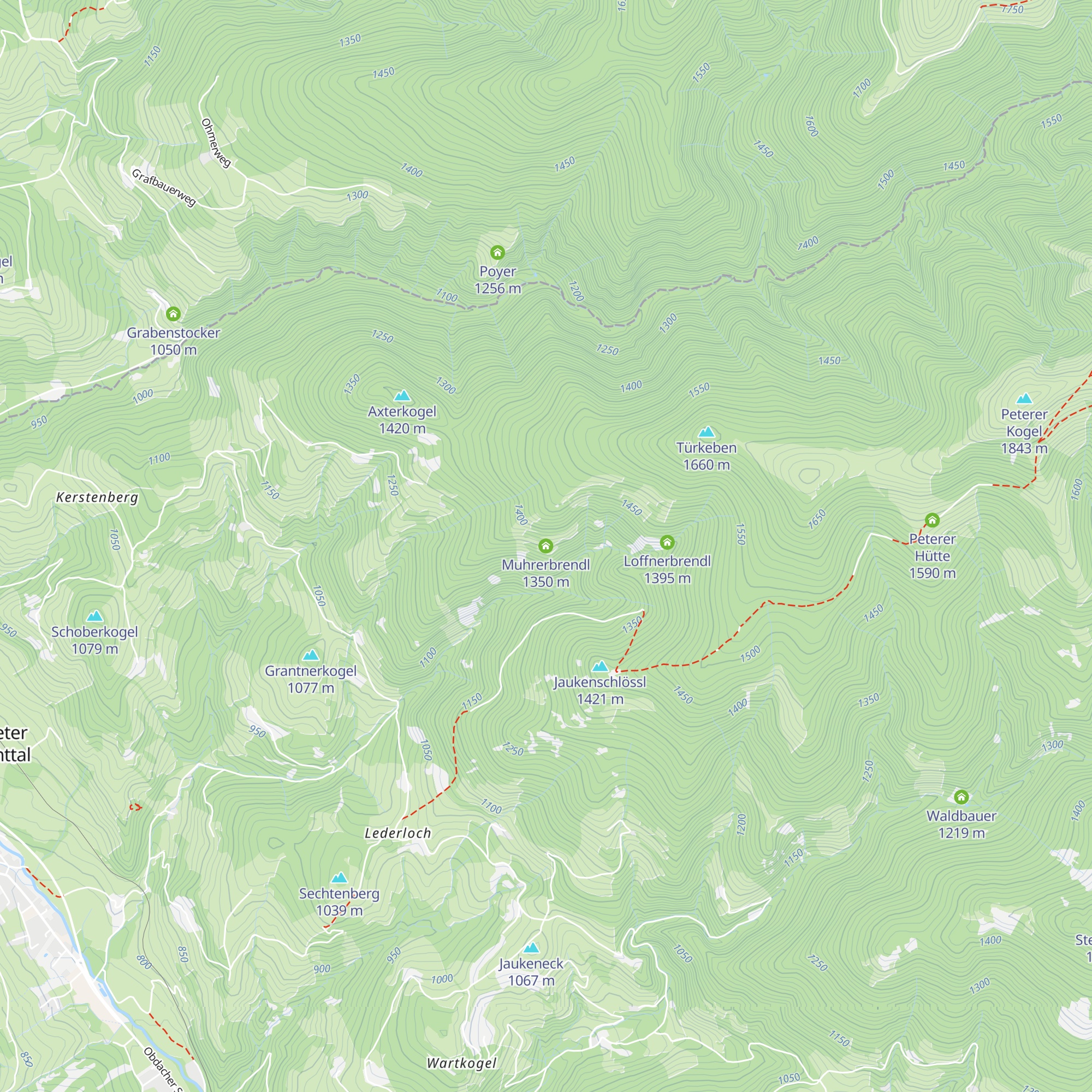 Muhrerbrendl map