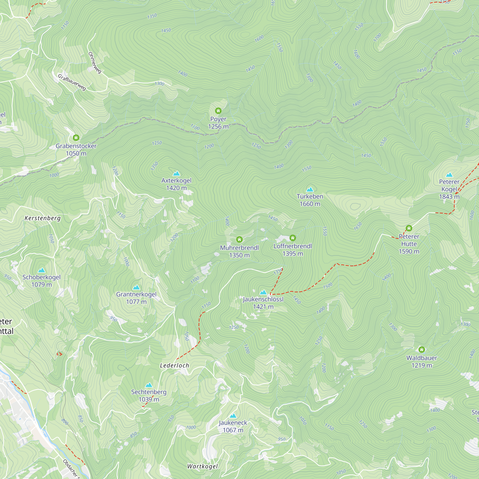 Muhrerbrendl map