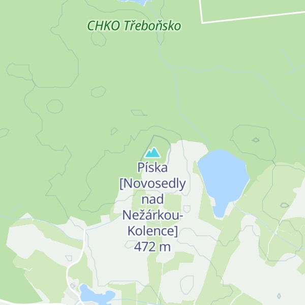 Map of Píska [Novosedly nad Nežárkou-Kolence]