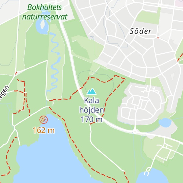 Map of Kala höjden