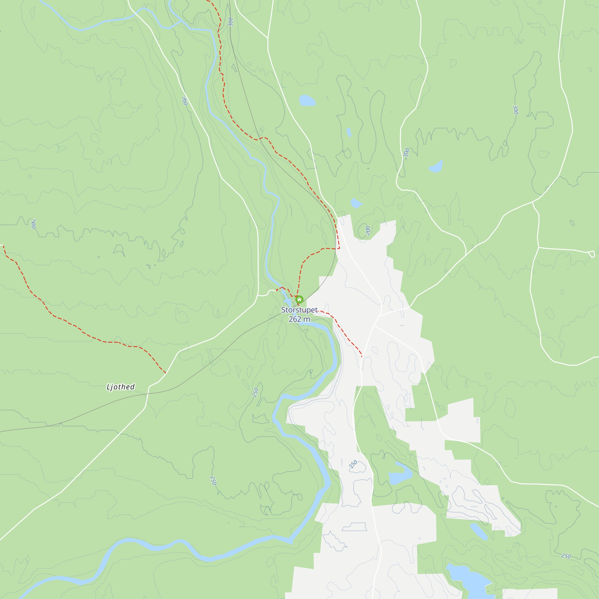 Storstupet map