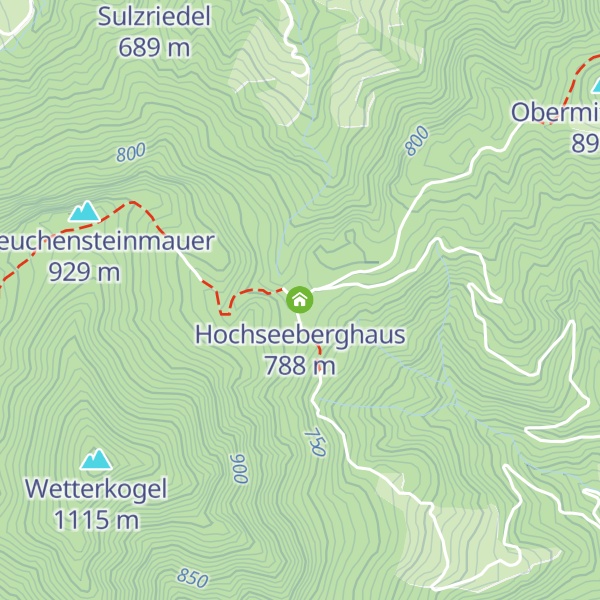 Map of Hochseeberghaus
