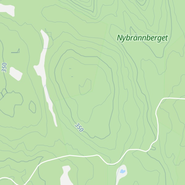 Map of Nybrännberget