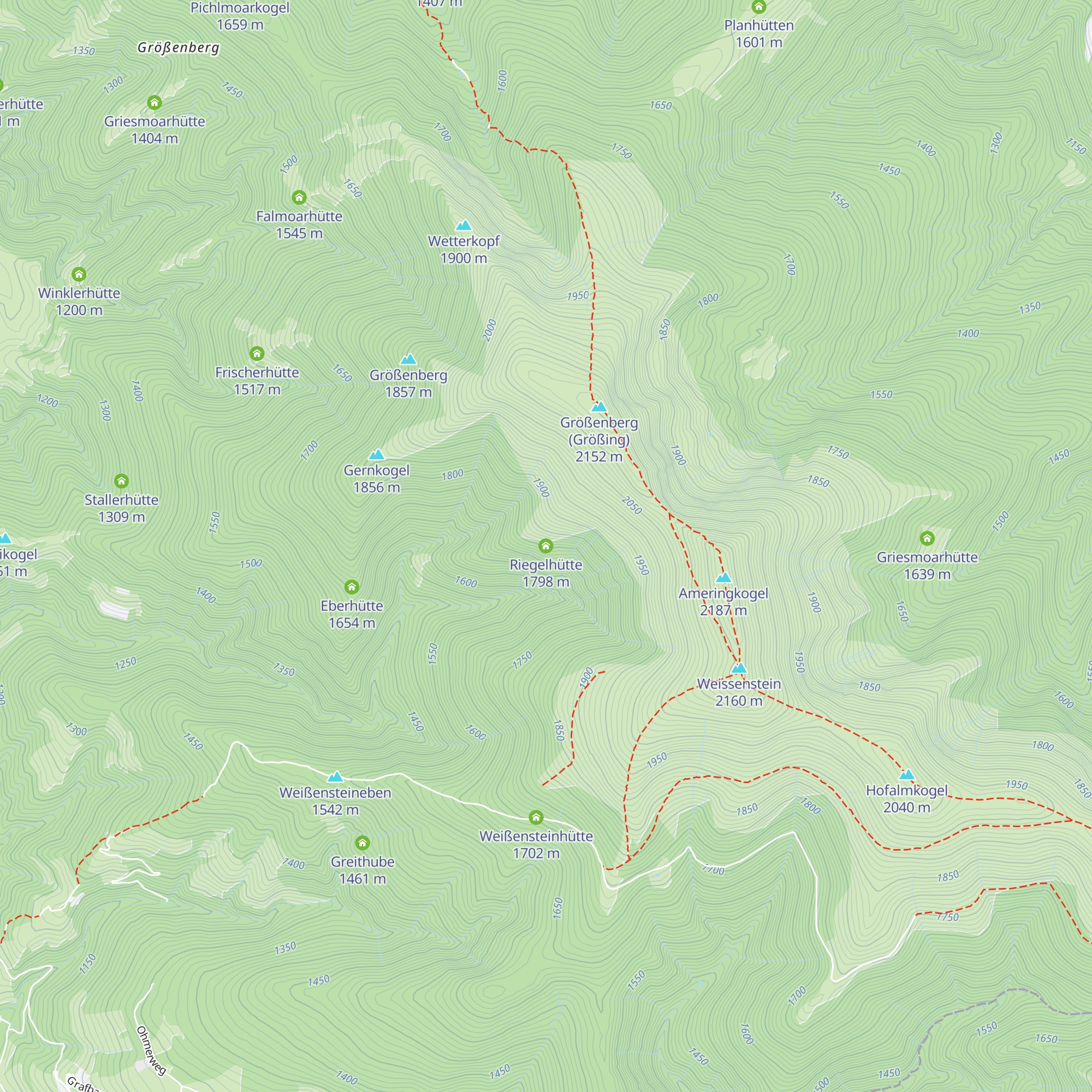Riegelhütte map