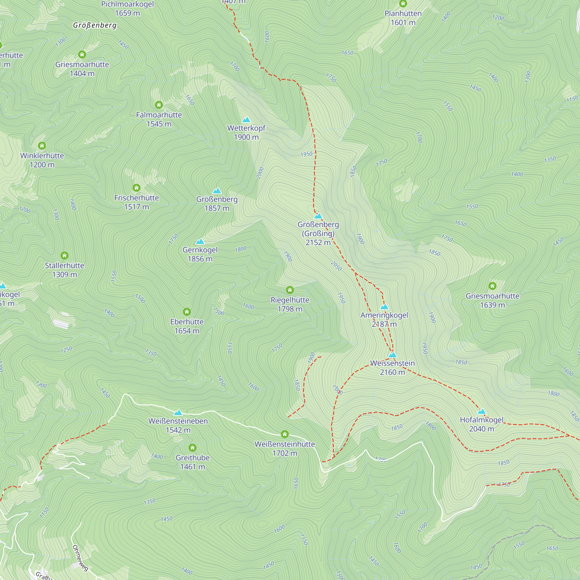 Riegelhütte map