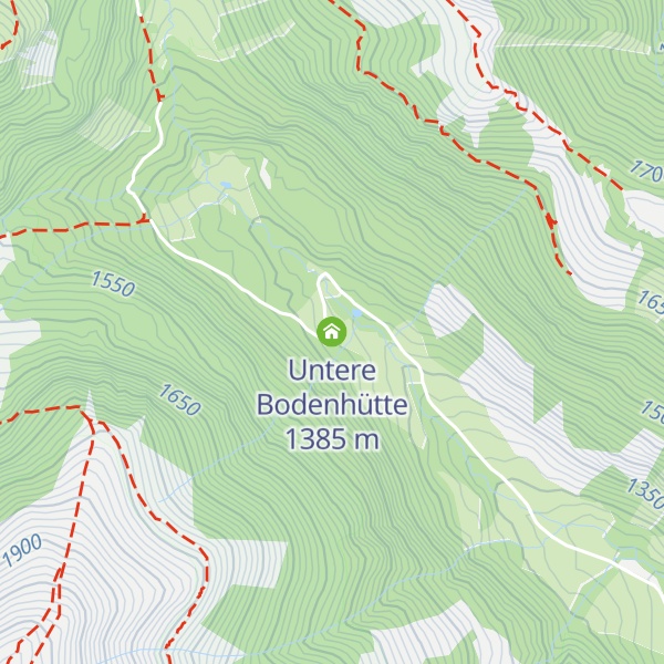 Map of Untere Bodenhütte