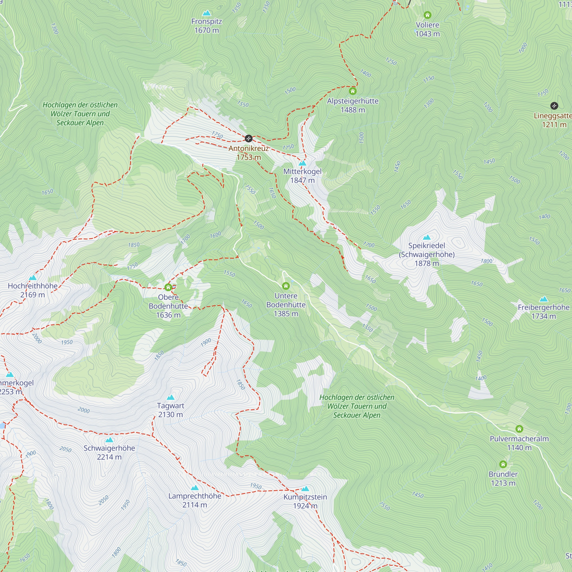 Untere Bodenhütte map