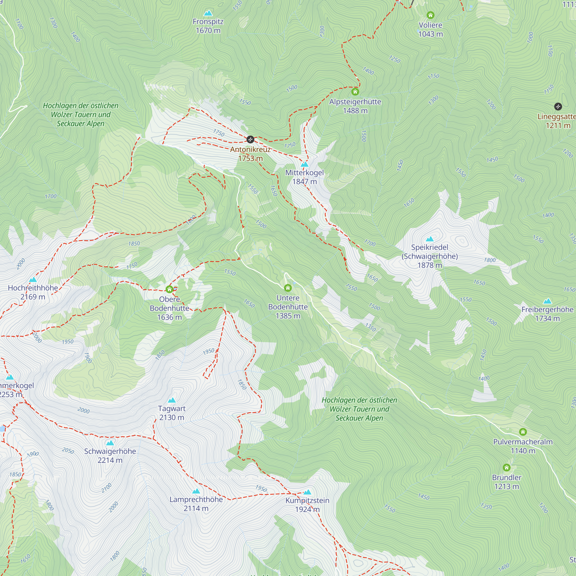 Untere Bodenhütte map
