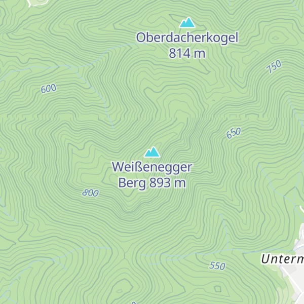 Map of Weißenegger Berg
