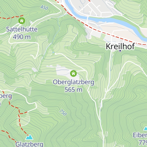 Map of Oberglatzberg