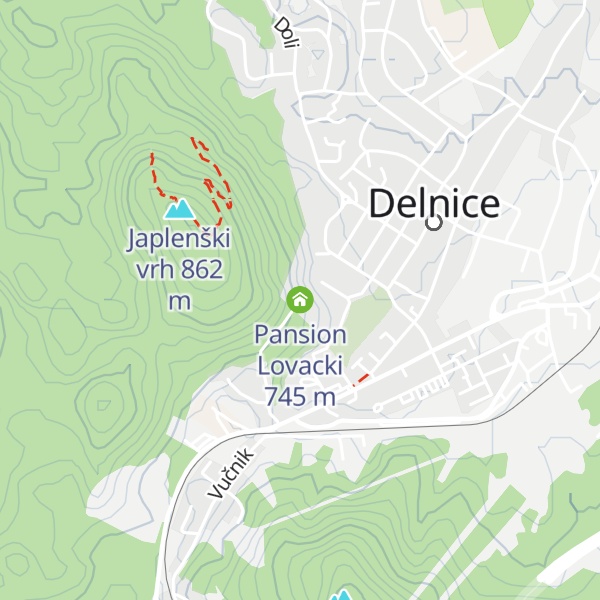 Map of Pansion Lovacki
