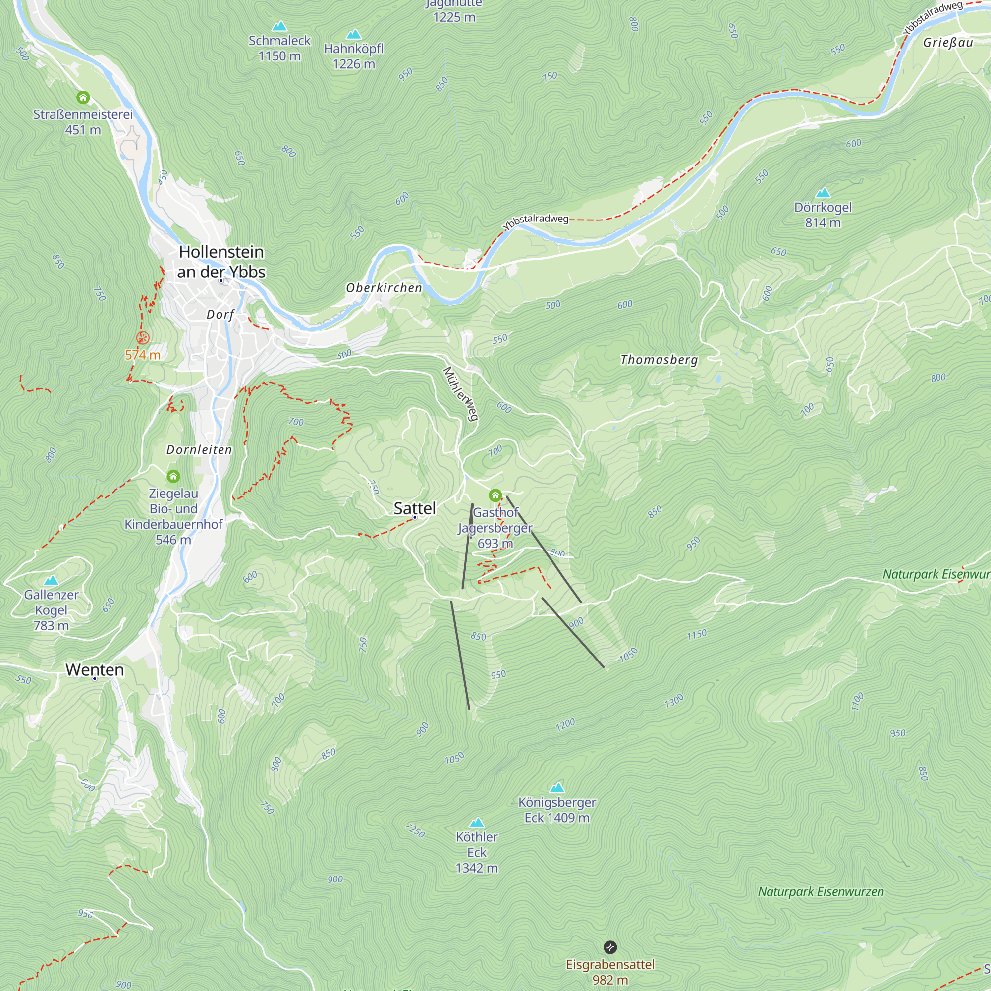 Gasthof Jagersberger map
