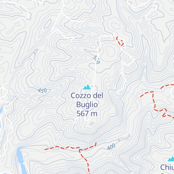 Map of Cozzo del Buglio