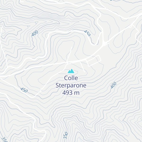 Map of Colle Sterparone