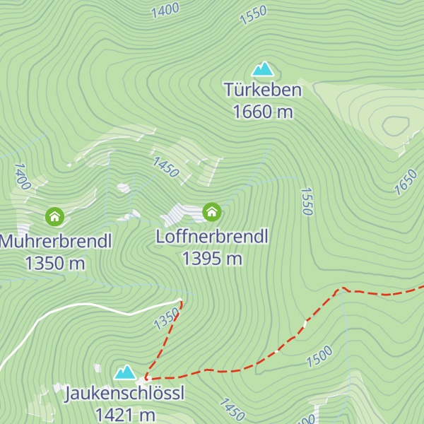 Map of Loffnerbrendl
