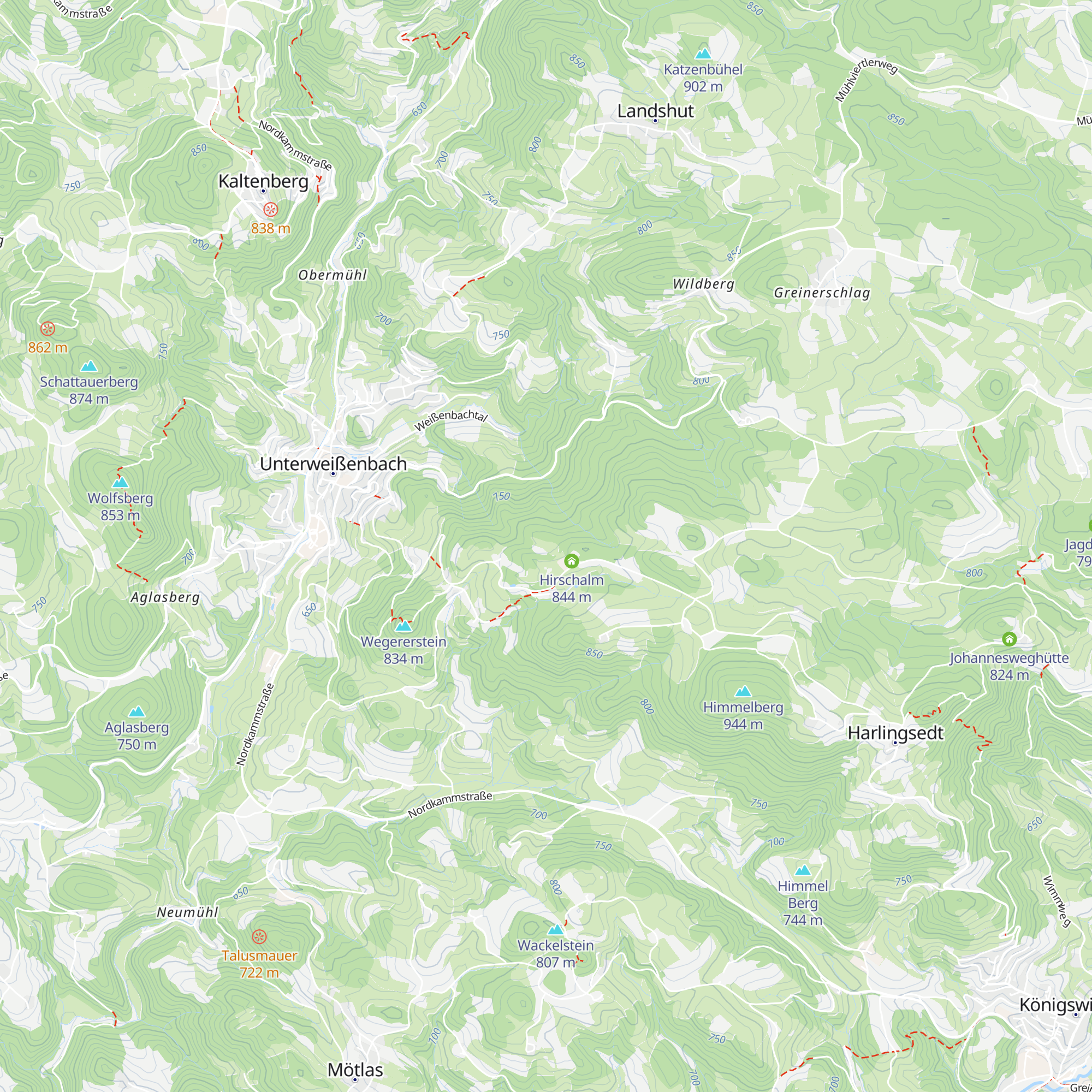 Lappenhütte map