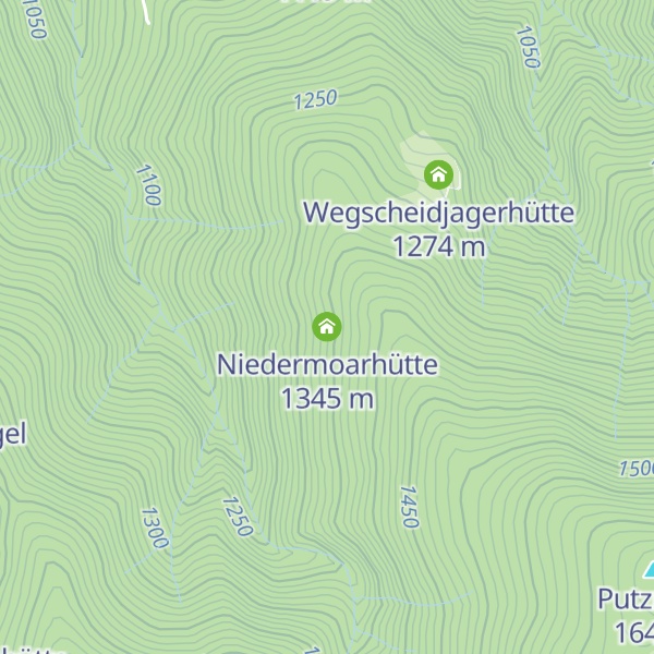 Map of Niedermoarhütte