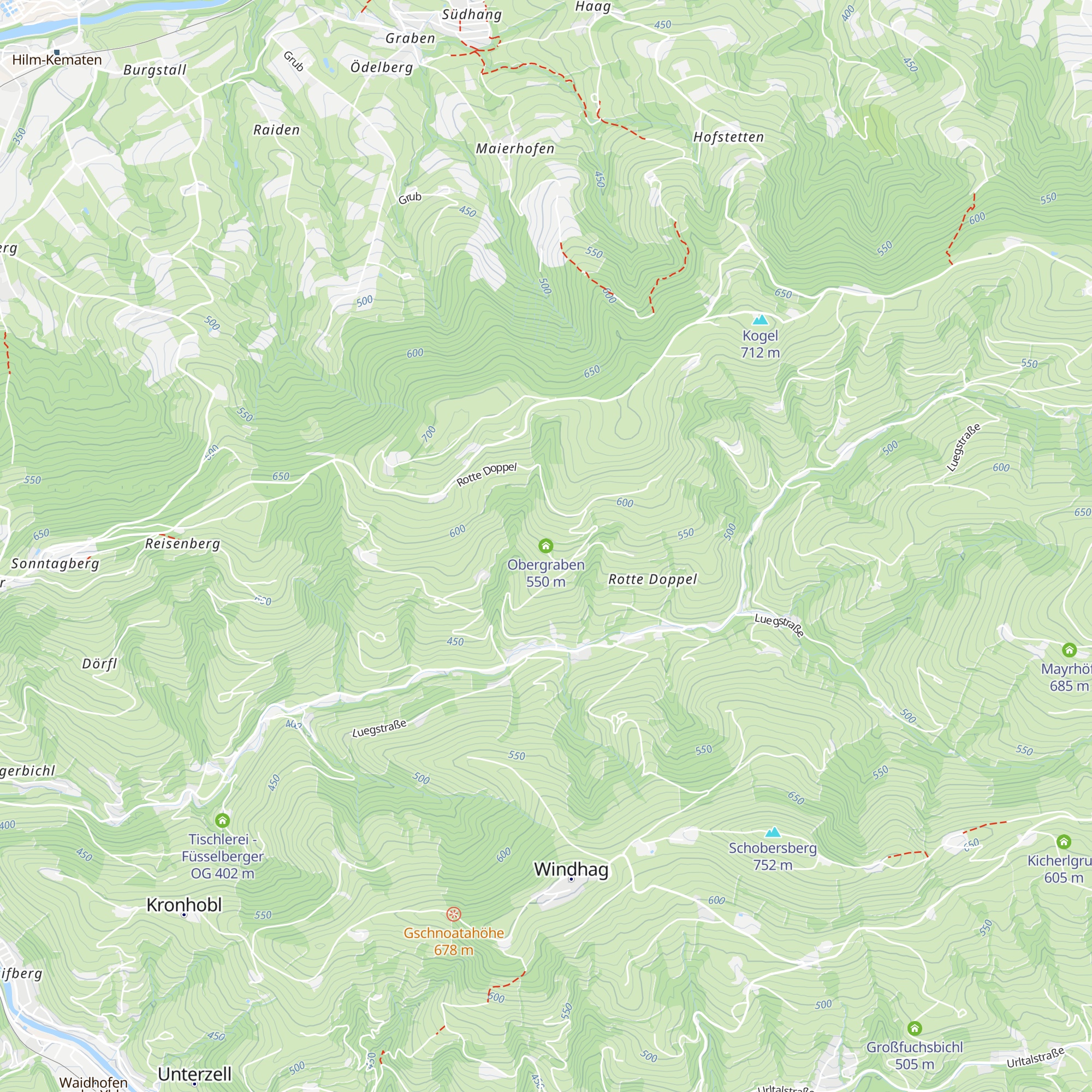 Obergraben map