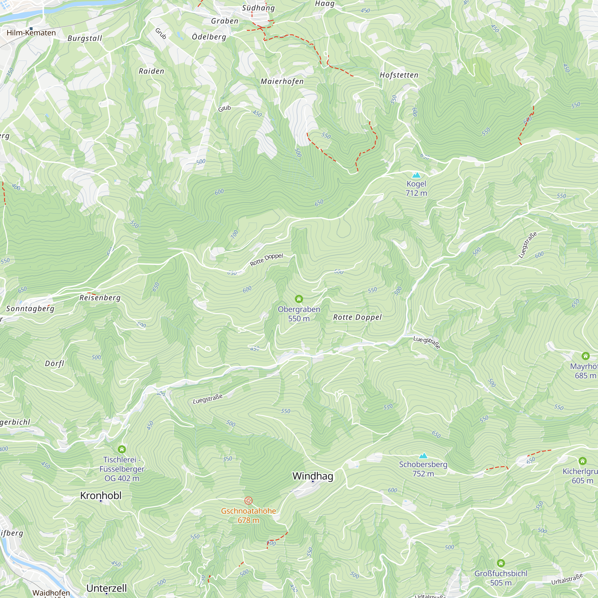 Obergraben map