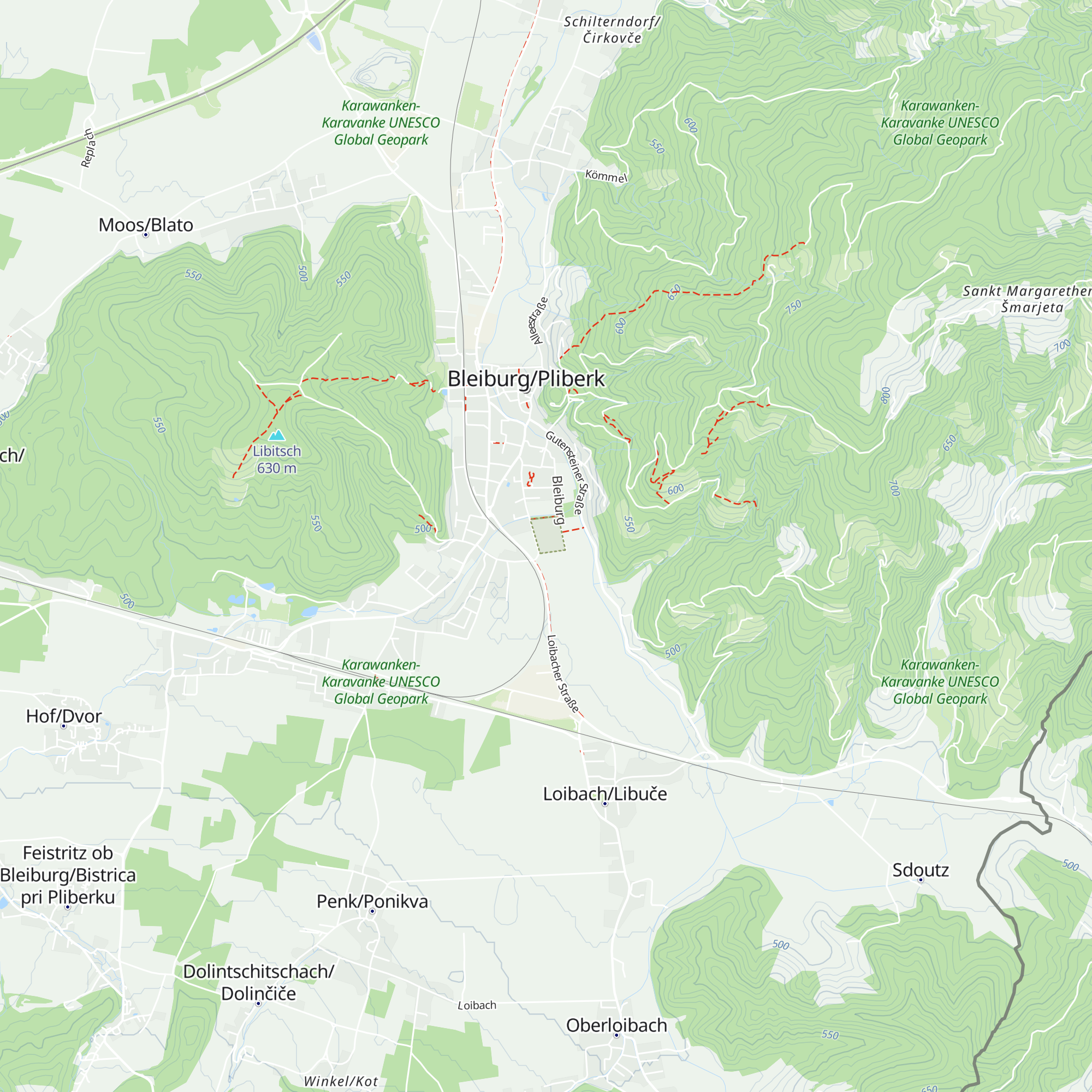 Goiginger Kaserne map