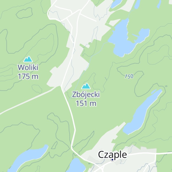 Map of Zbójecki