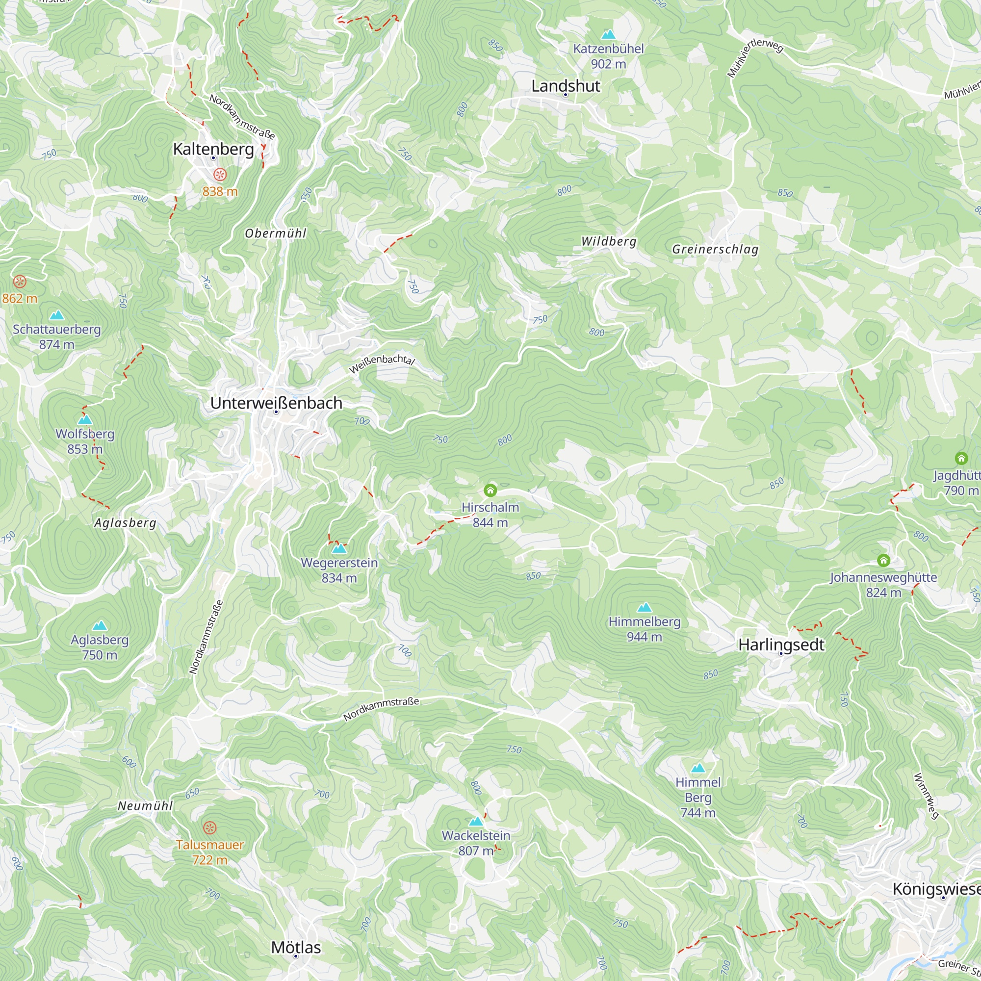 Hirschalm map