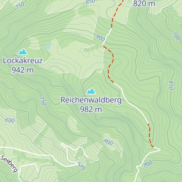 Map of Reichenwaldberg