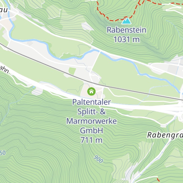 Map of Paltentaler Splitt- & Marmorwerke GmbH