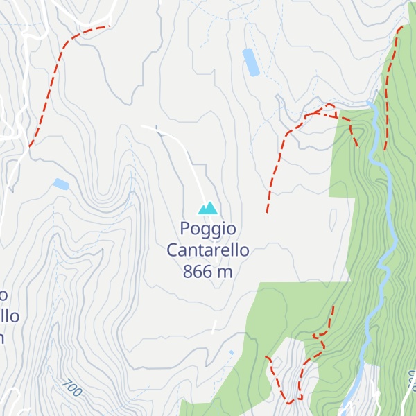 Map of Poggio Cantarello
